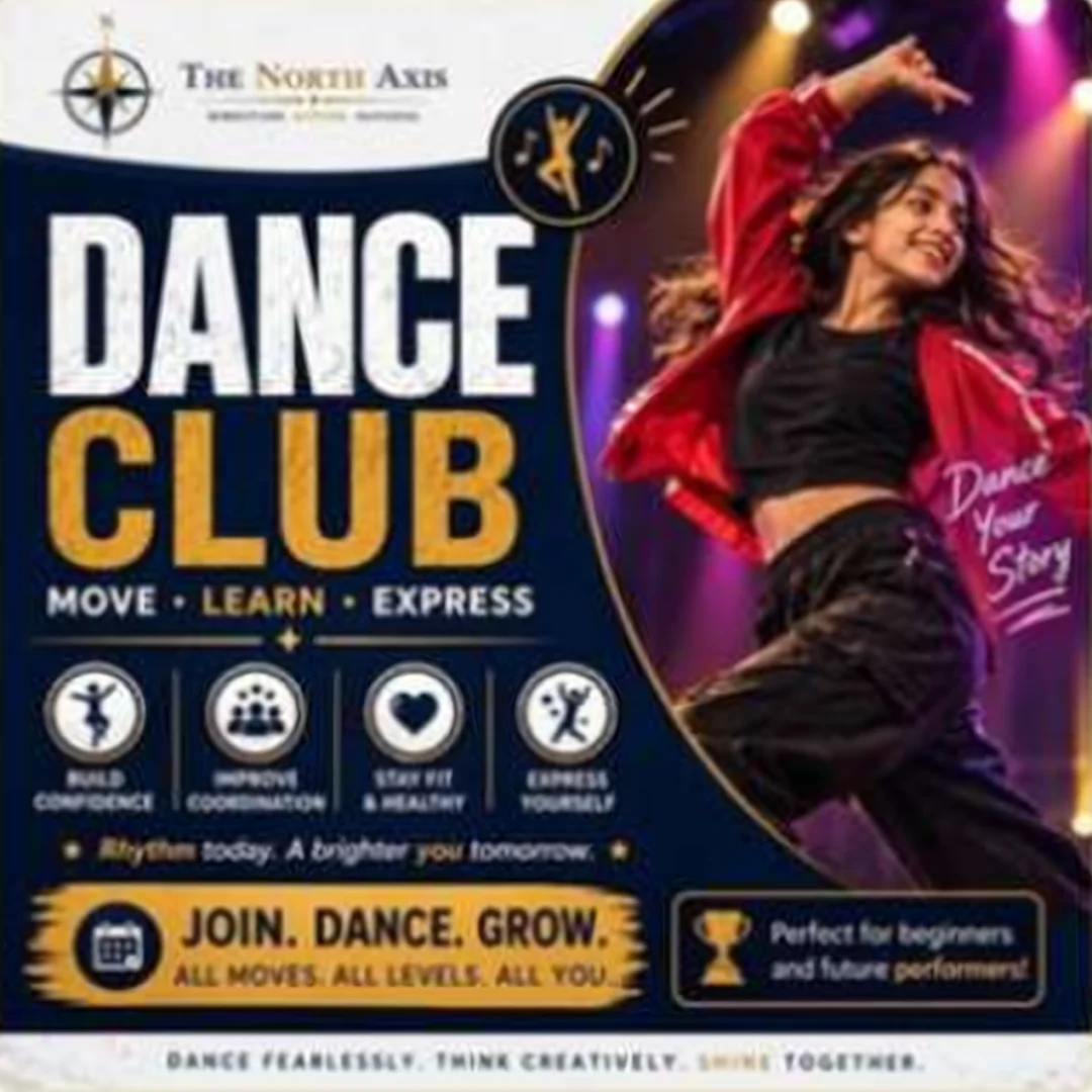 Dance Club poster — Move · Learn · Express